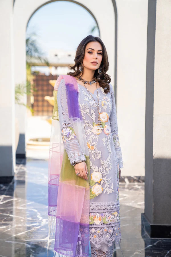 | Lavender Bloom | Luxury Embroidered 3-Piece Suit