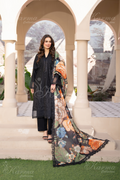 Karma Black Chikankari Cotton 3 Piece Stitched Suit - Product Image 1