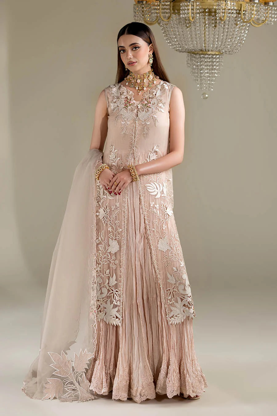 3D Embroidered Organza  | Luxury Pret 3-Piece