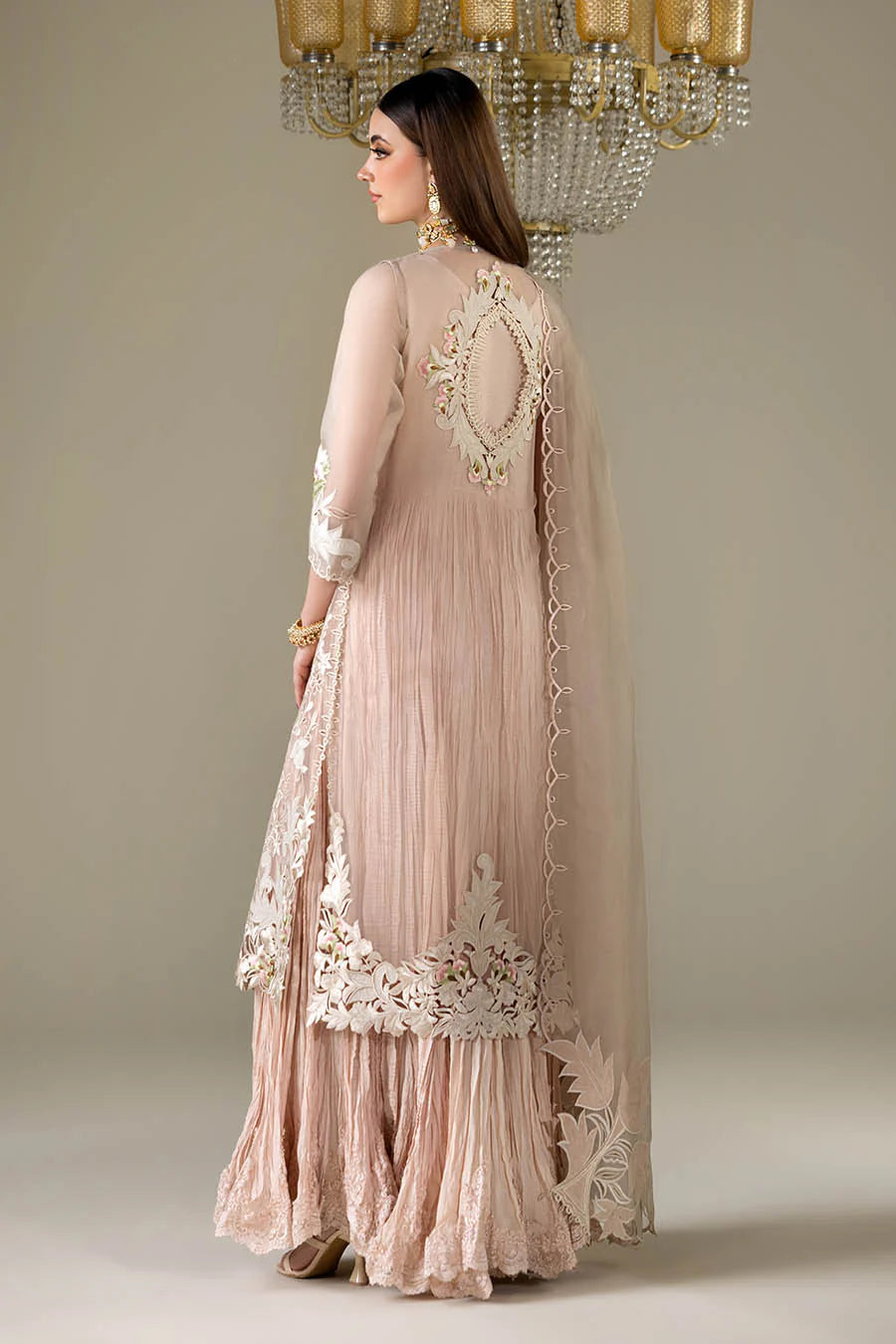 3D Embroidered Organza  | Luxury Pret 3-Piece