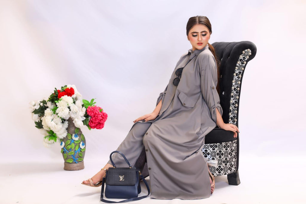 Effortless Western Vibe 2-Piece Shirt Dress & Plain trouser