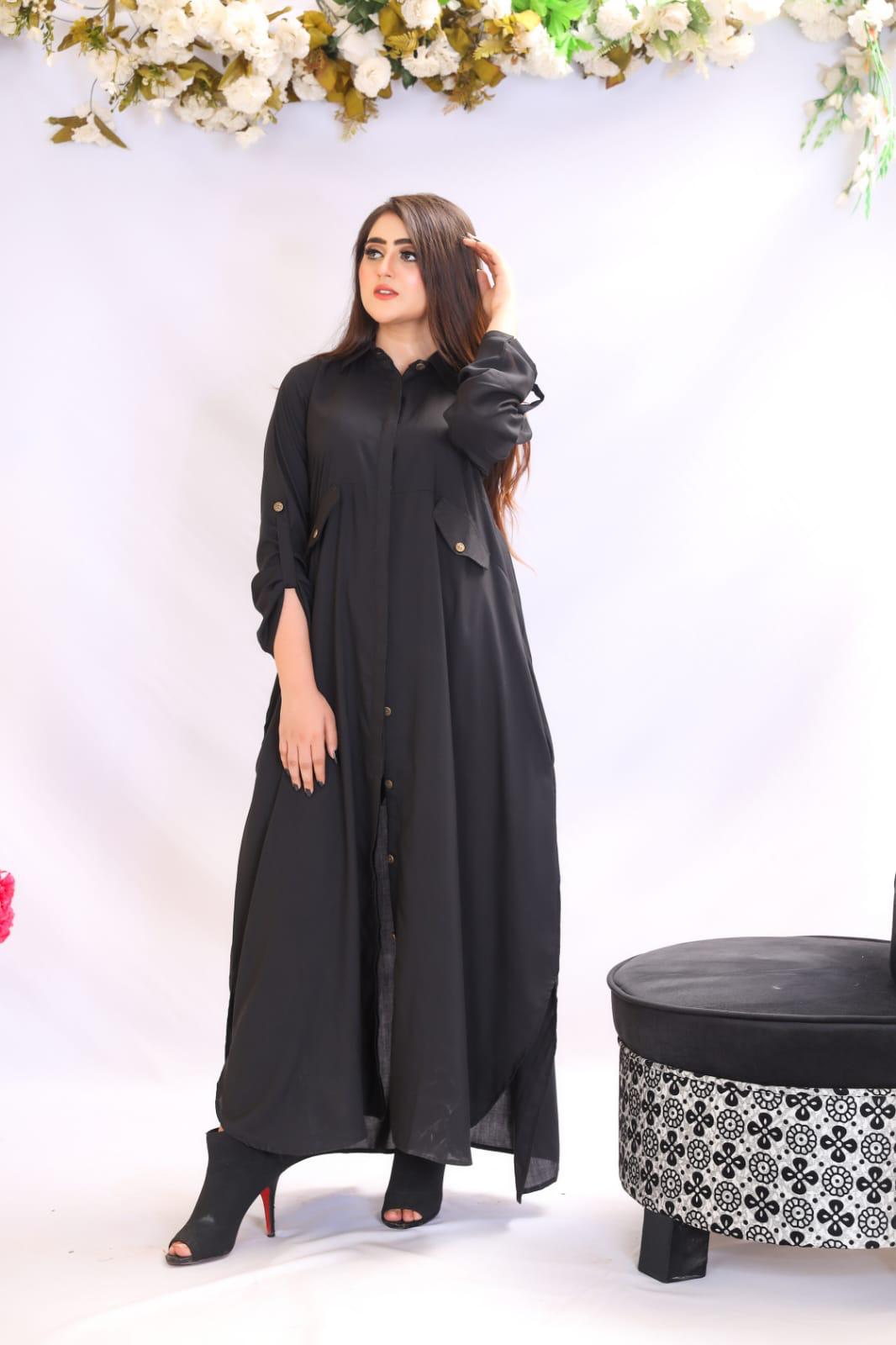 Effortless Western Vibe 2-Piece Shirt Dress & Plain trouser