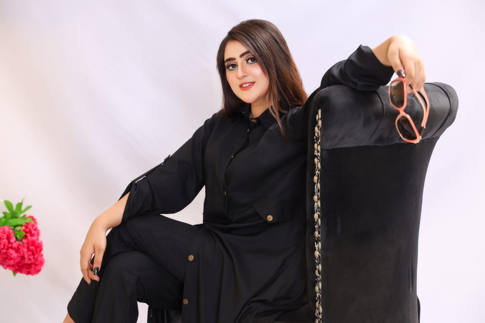 Effortless Western Vibe 2-Piece Shirt Dress & Plain trouser