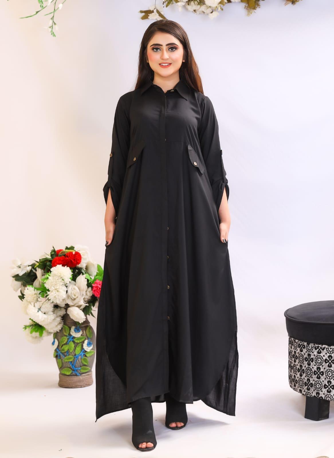 Effortless Western Vibe 2-Piece Shirt Dress & Plain trouser